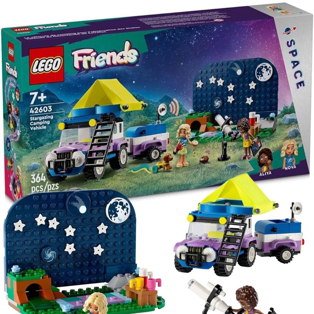 Lego Friends Stargazing Camping Vehicle 42603 Space 364 Pcs